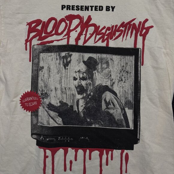 Terrifier X Bloody Disgusting Horror Tshirt size medium - Picture 2 of 5